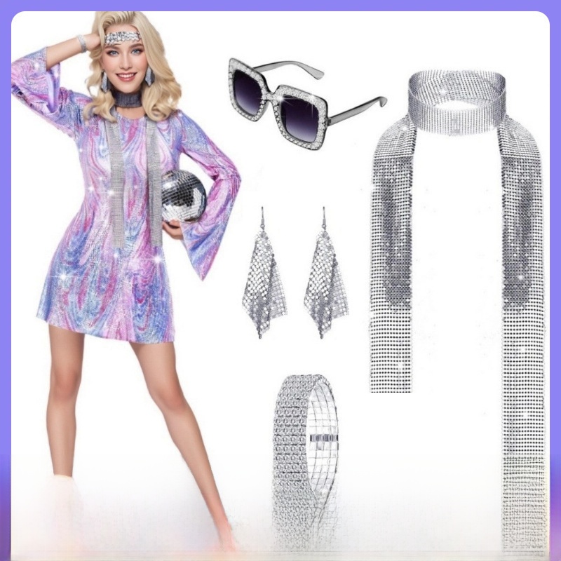 Ethnic Clothing & Online Fashion Store Khaadi Us - Abito Retrò da Donna con Glitter