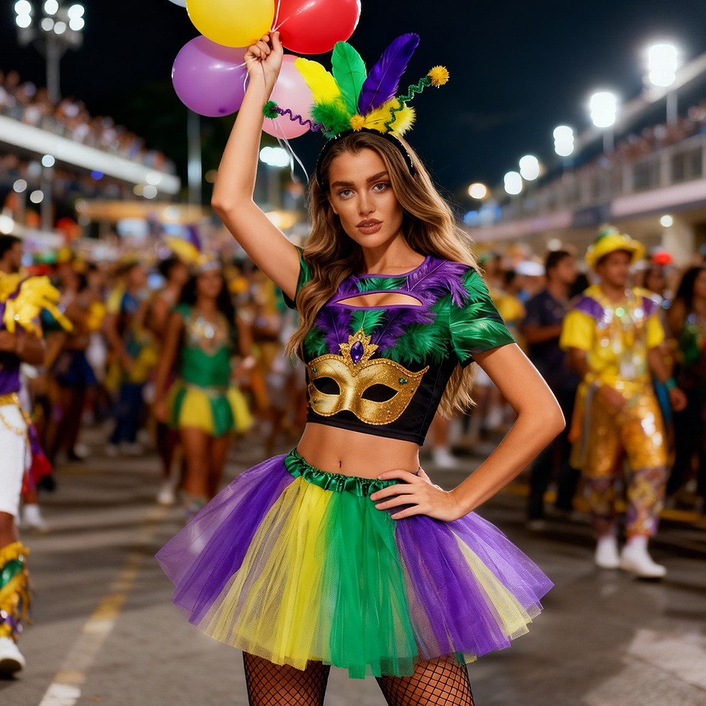 Ethnic Clothing & Online Fashion Store Khaadi Us - Set Costume Carnevale 2026 con Piume
