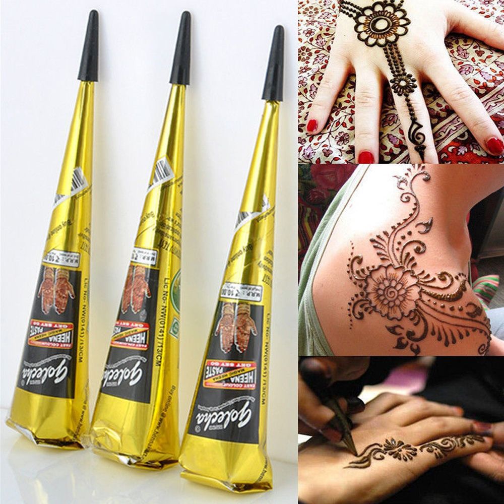 Ethnic Fashion India - Natural Temporary Flash Tattoo Paste hennè