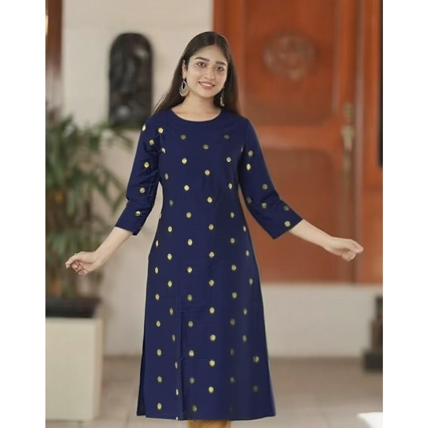 Ethnic Fashion Kurtis - Musulmano Kurt Moda Donna Abito Comodo