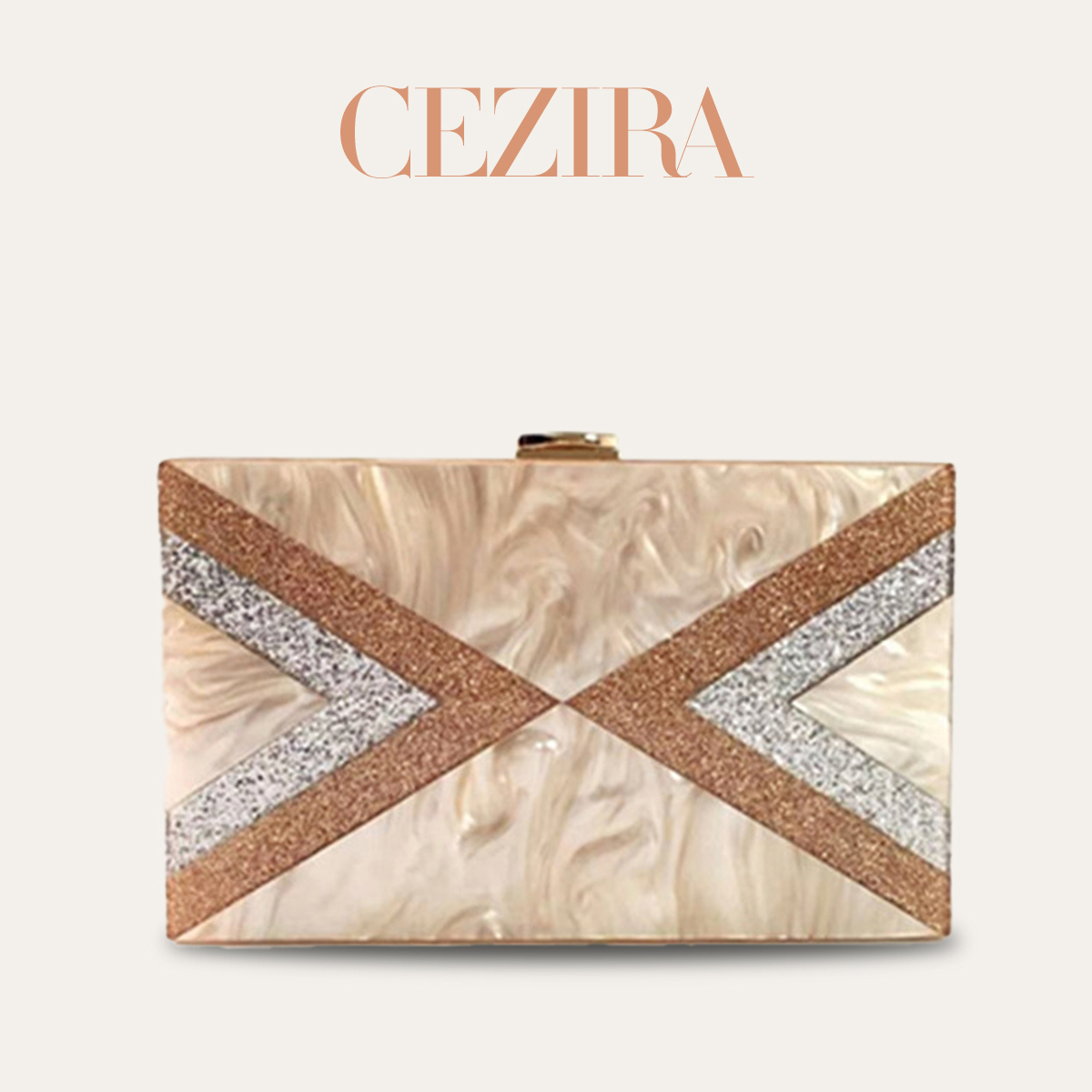 Borsa Clutch da Sera CR in Acr - Ethnic Fashion Designers recensione e prezzo
