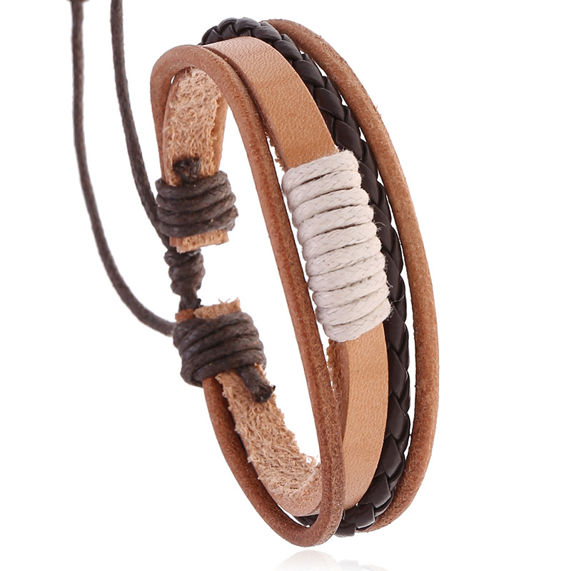 2025 Bracciale in pelle da uom - Ethnic Fashion Pk recensione e prezzo