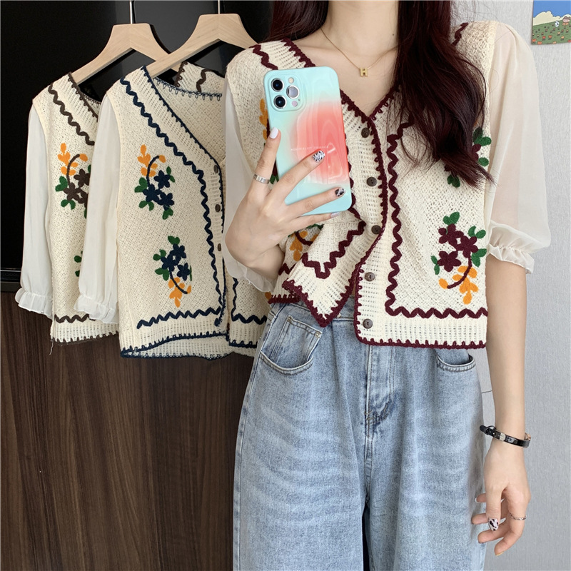 Cardigan Aperto con Ricami in  - Ethnic Fashion Designers recensione e prezzo